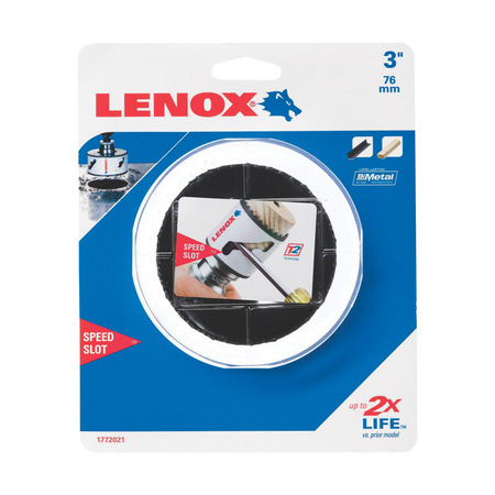 LENOX SAW HOLE 3"" BIMETAL 2060594